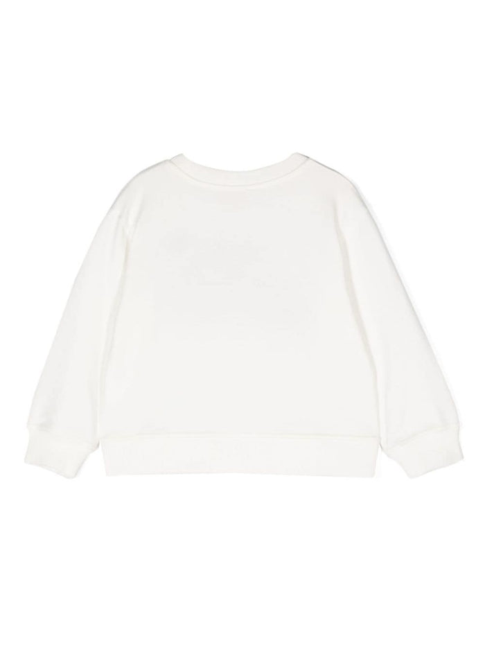 Over Garzato White Cotton Elastane Sweatshirts