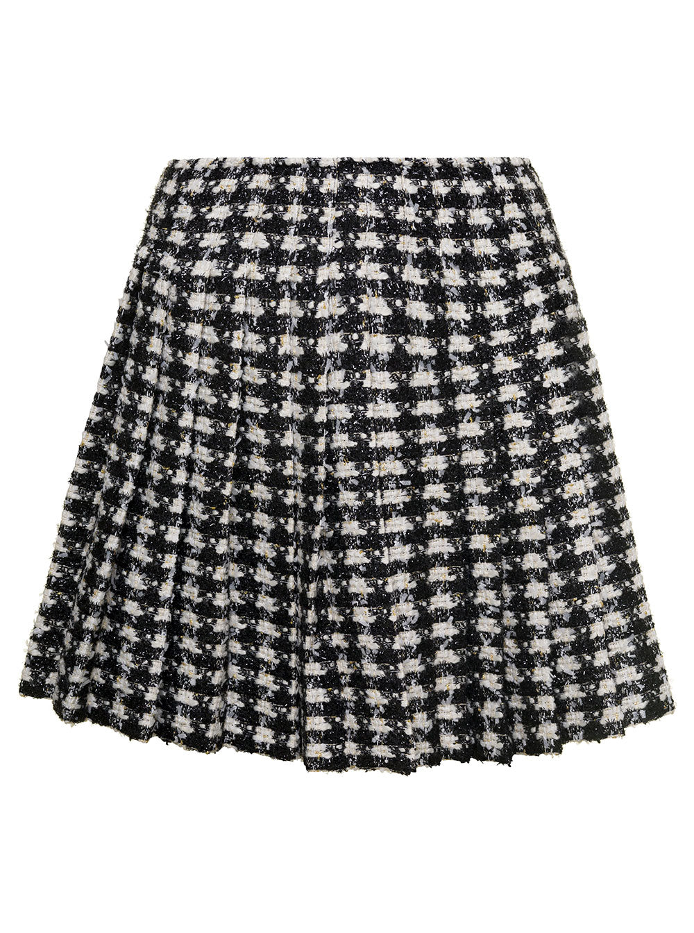 Black Check Bouclejacket Blazers
