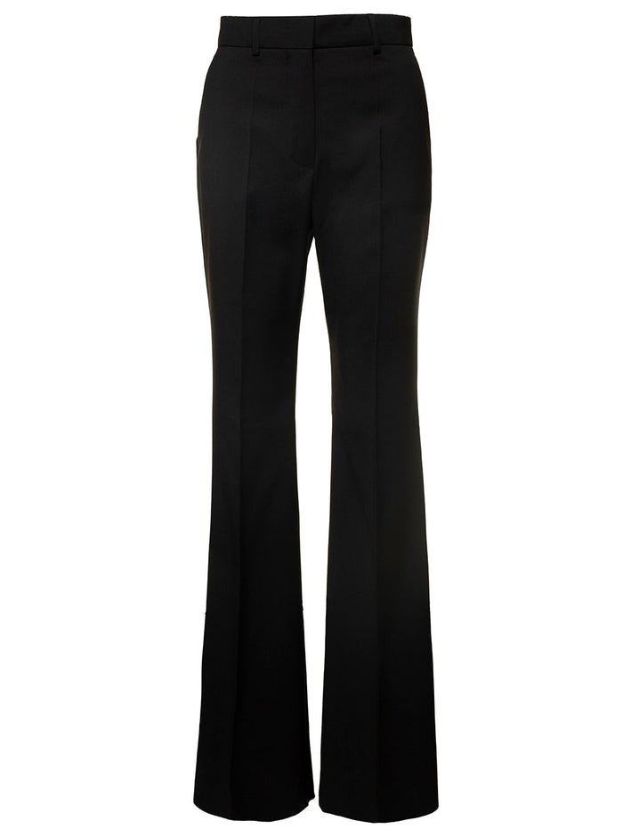 Hangar Black Virgin Wool Trousers