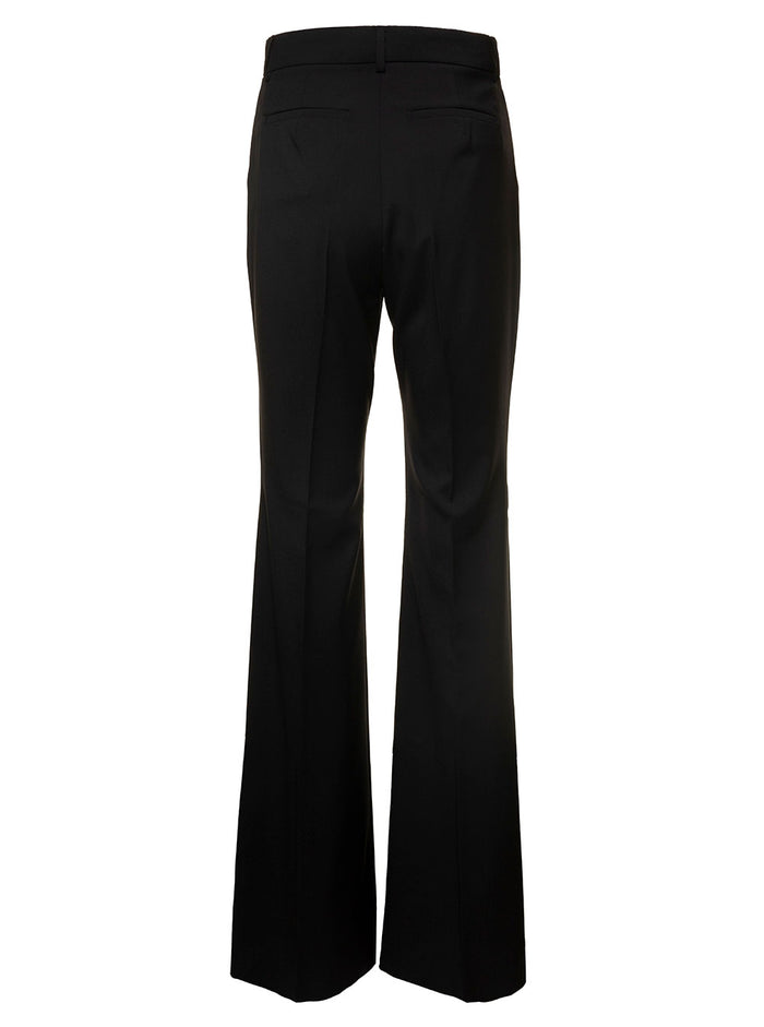 Hangar Black Virgin Wool Trousers