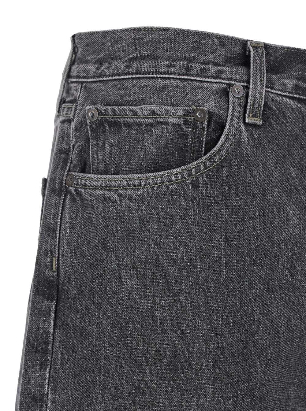 90s Grey Five Pocket Jeans Cotton Man