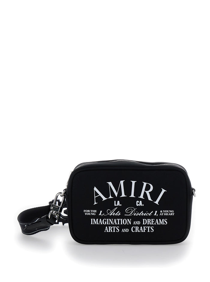 Arts District Camera Case Black Polyester Crossbody Bags