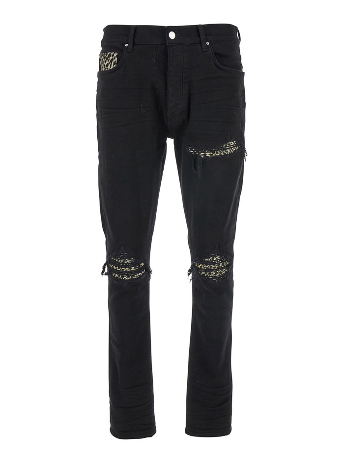 Black Skinny Jeans Denim Man