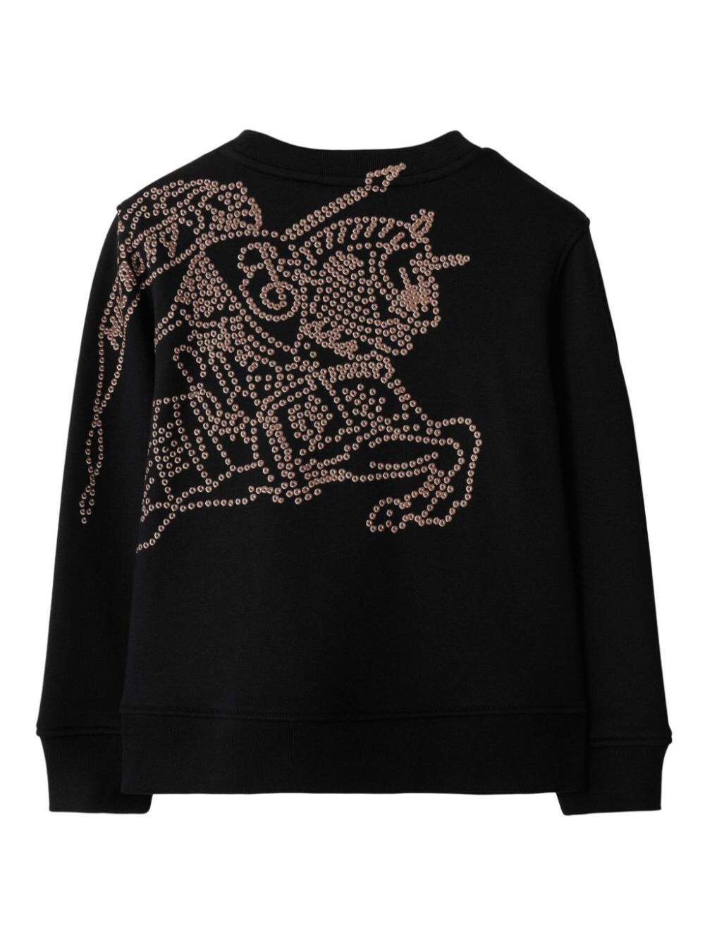 Black Crewneck Sweatshirt With Ekd Logo In Cotton Boy Jersey