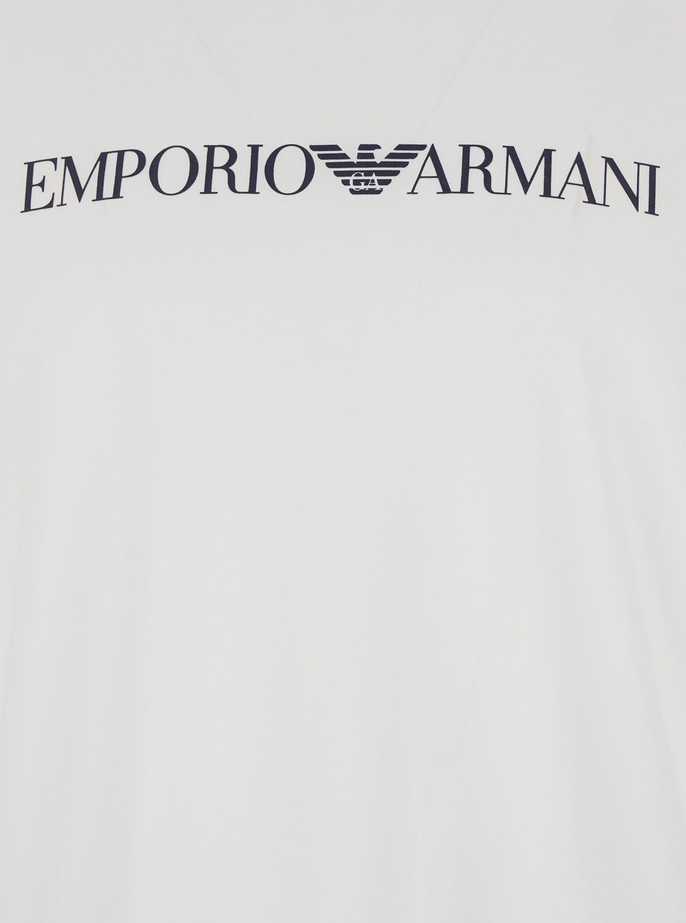 White And Black Crewneck T-Shirt With Writing Cotton Tshirts Polo Shirts