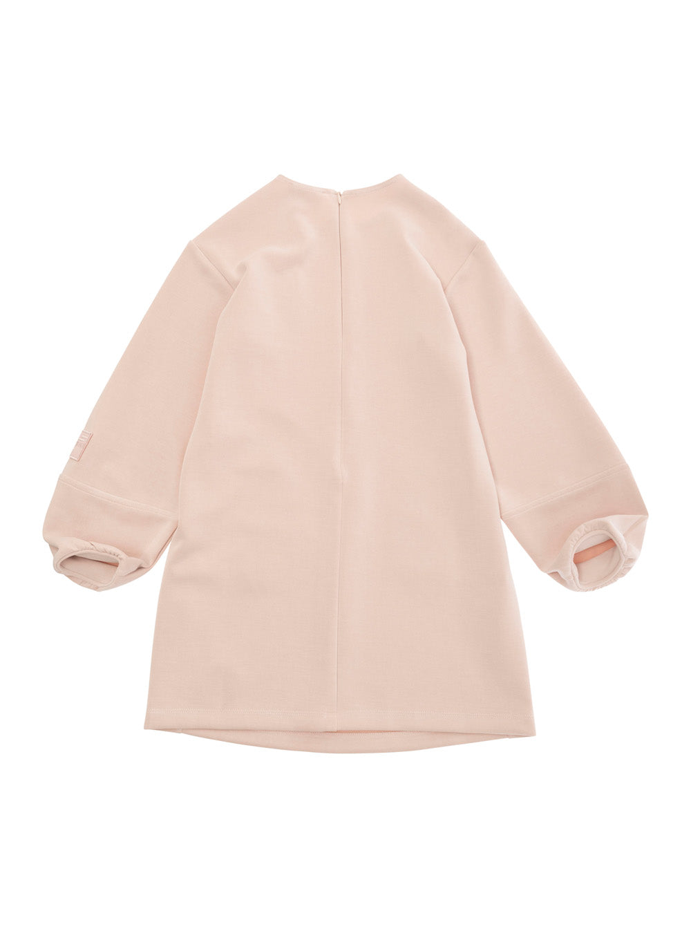 Pink Long Sleeve Dress Fabric Girl Polyester