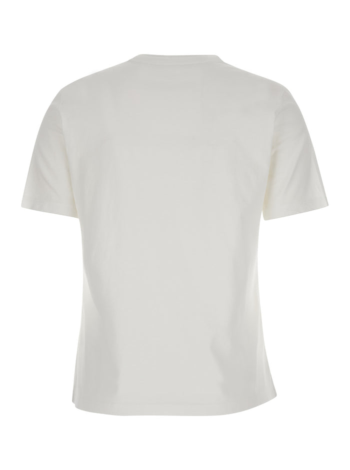 White Crewneck T-Shirt Cotton Woman Tshirts And Polo Shirts