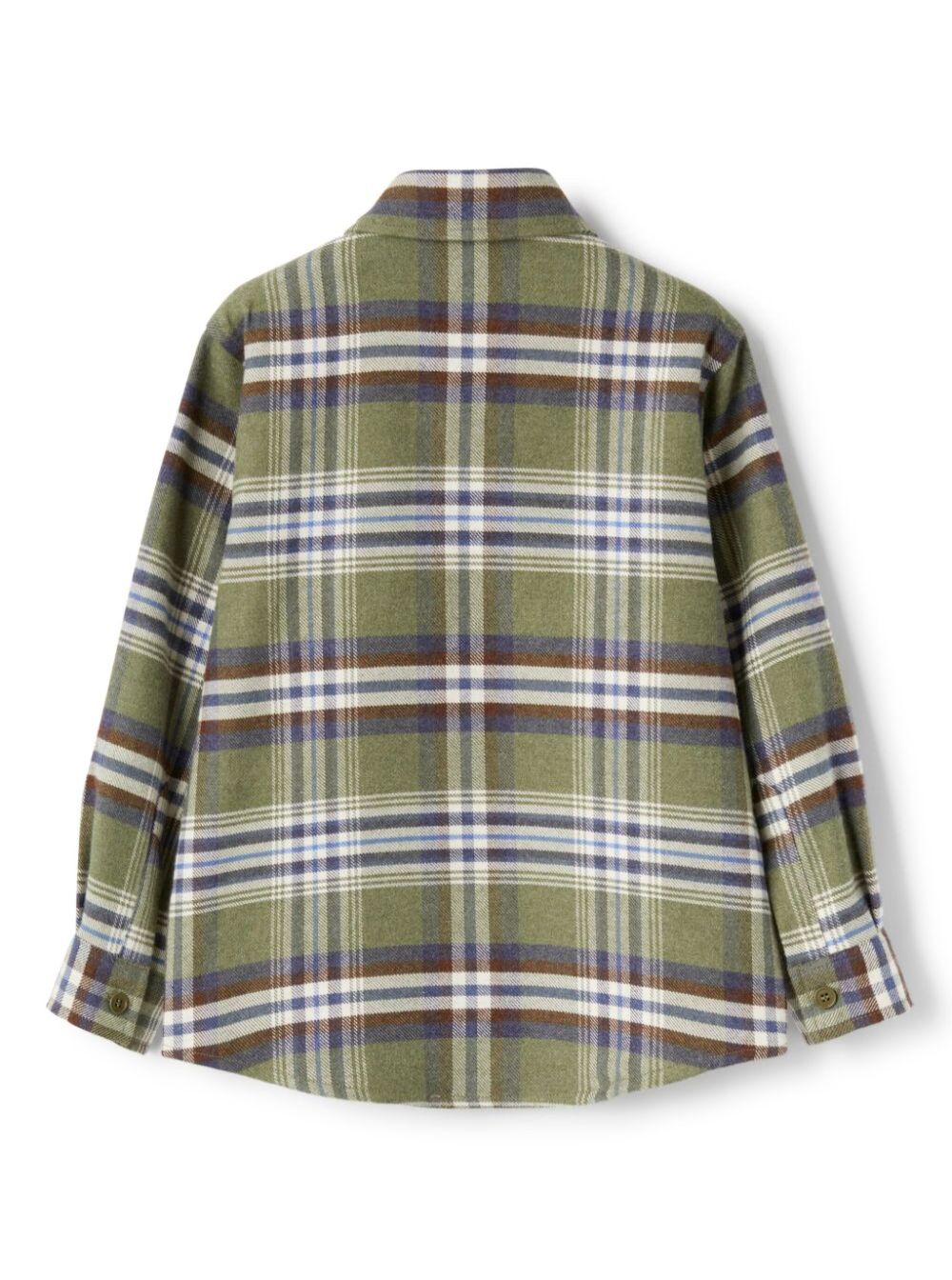 Multicolor Shirt With All-Over Stripe Motif Cotton Boy And Blouses