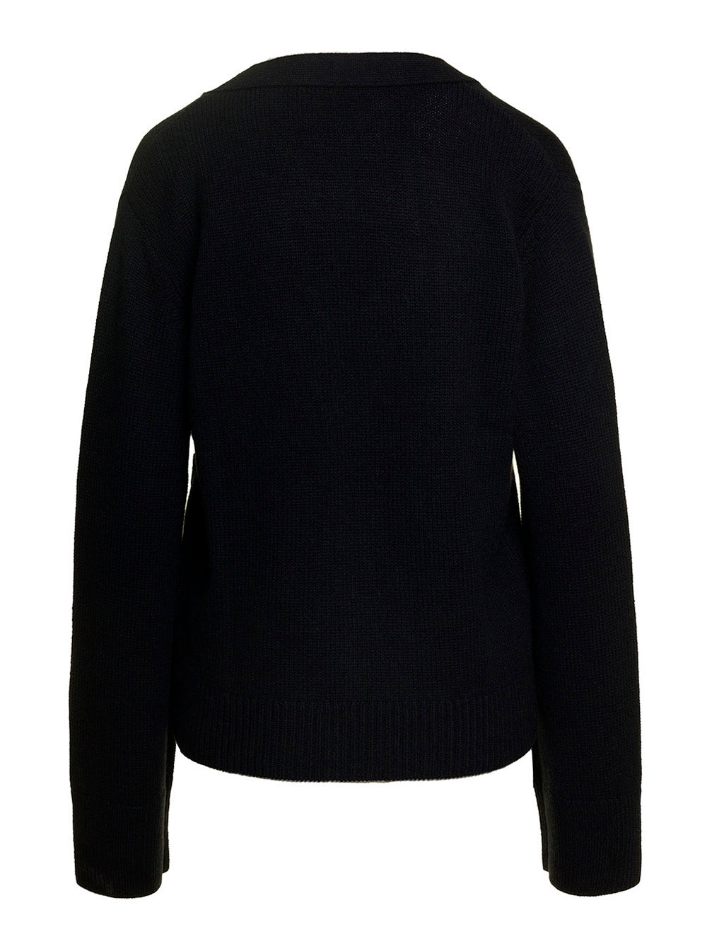 Danni Cardigan Black Knitted Cashmere Jersey