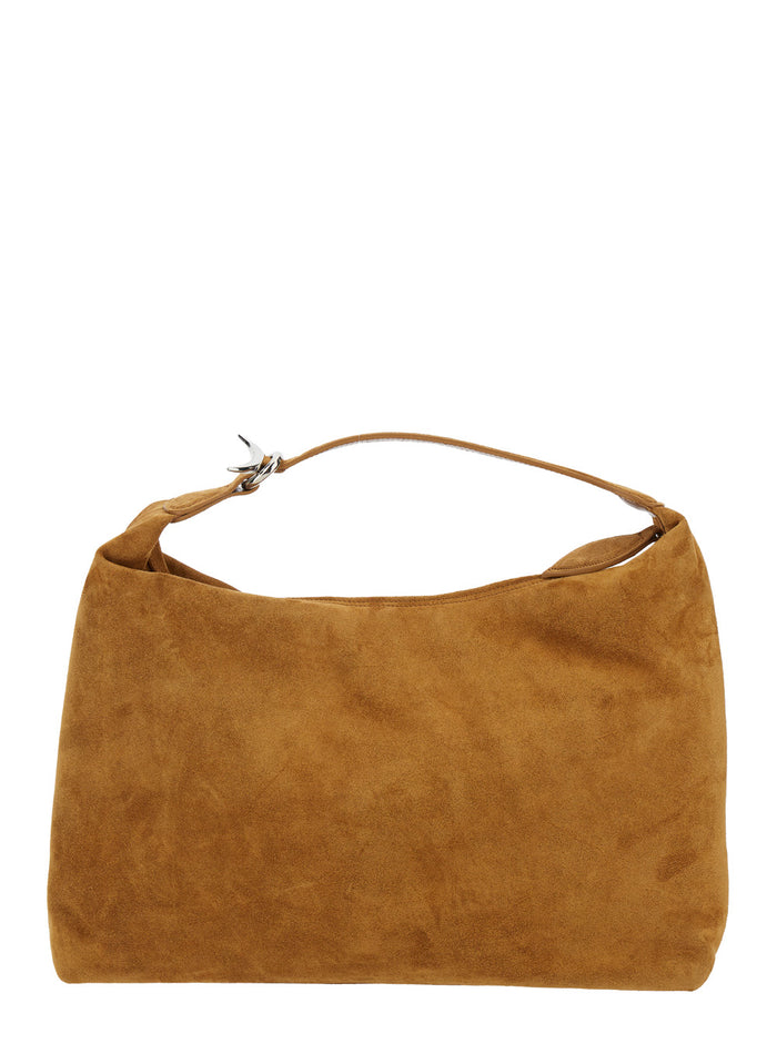 Pillow Pouch Brown Handbag Suede Woman Shoulder Bags