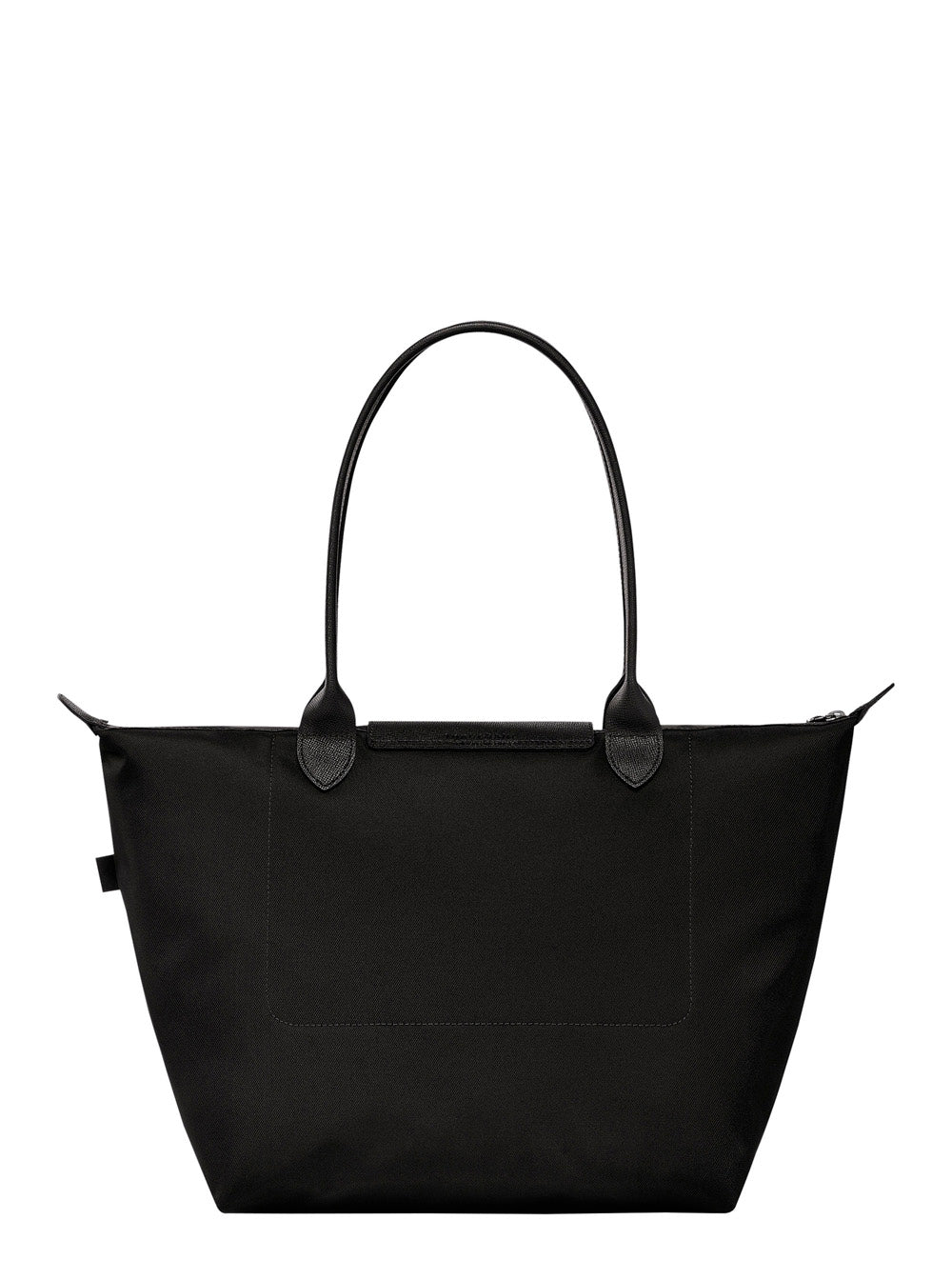 Le Pliage Energy L Black Tote Bag With Engraved Logo Econyl® Woman Polyamide