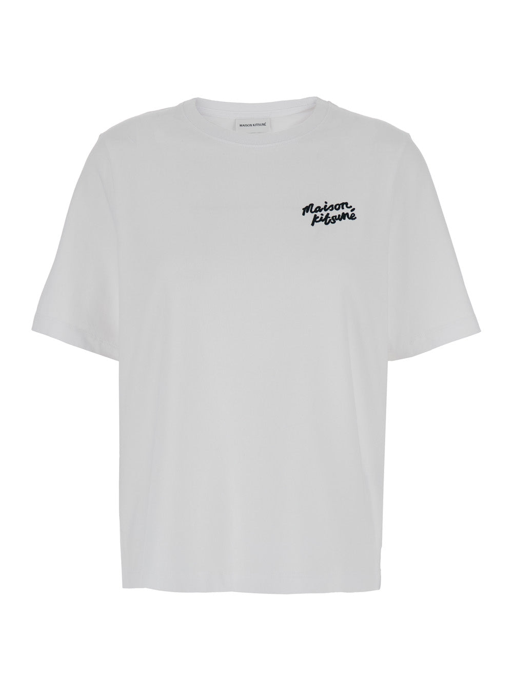 White T-Shirt With Logo Handwriting Print Cotton Woman Tshirts And Polo Shirts