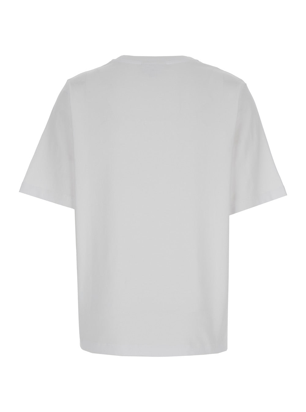White T-Shirt With Logo Handwriting Print Cotton Woman Tshirts And Polo Shirts