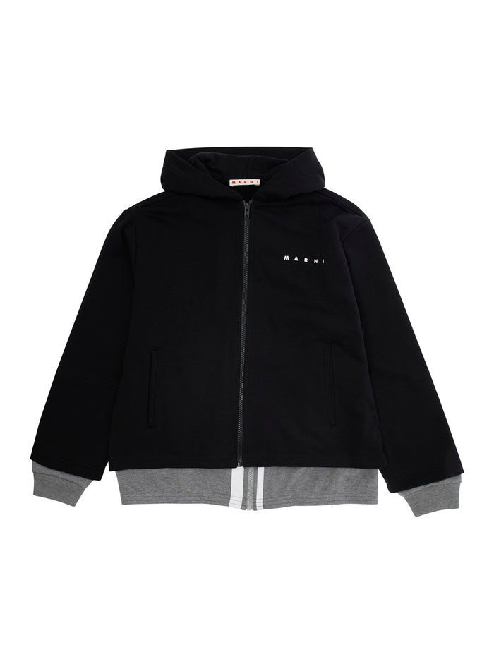 Sweatshirt Black Cotton Sweatshirts