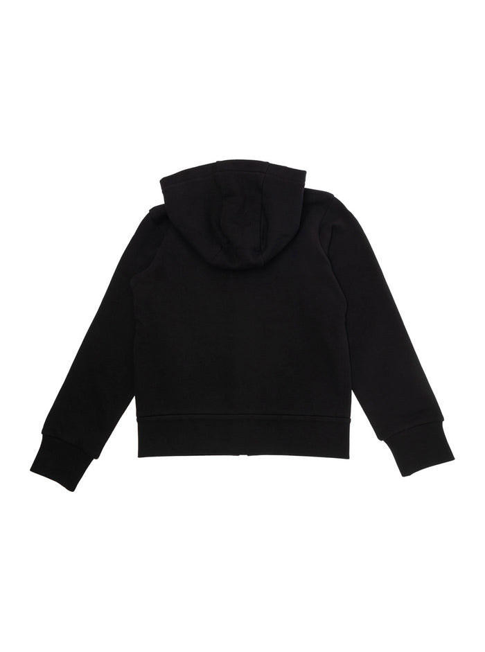 Black Sweatshirt And Pants Ensemble Jersey Boy Polyamid Suits