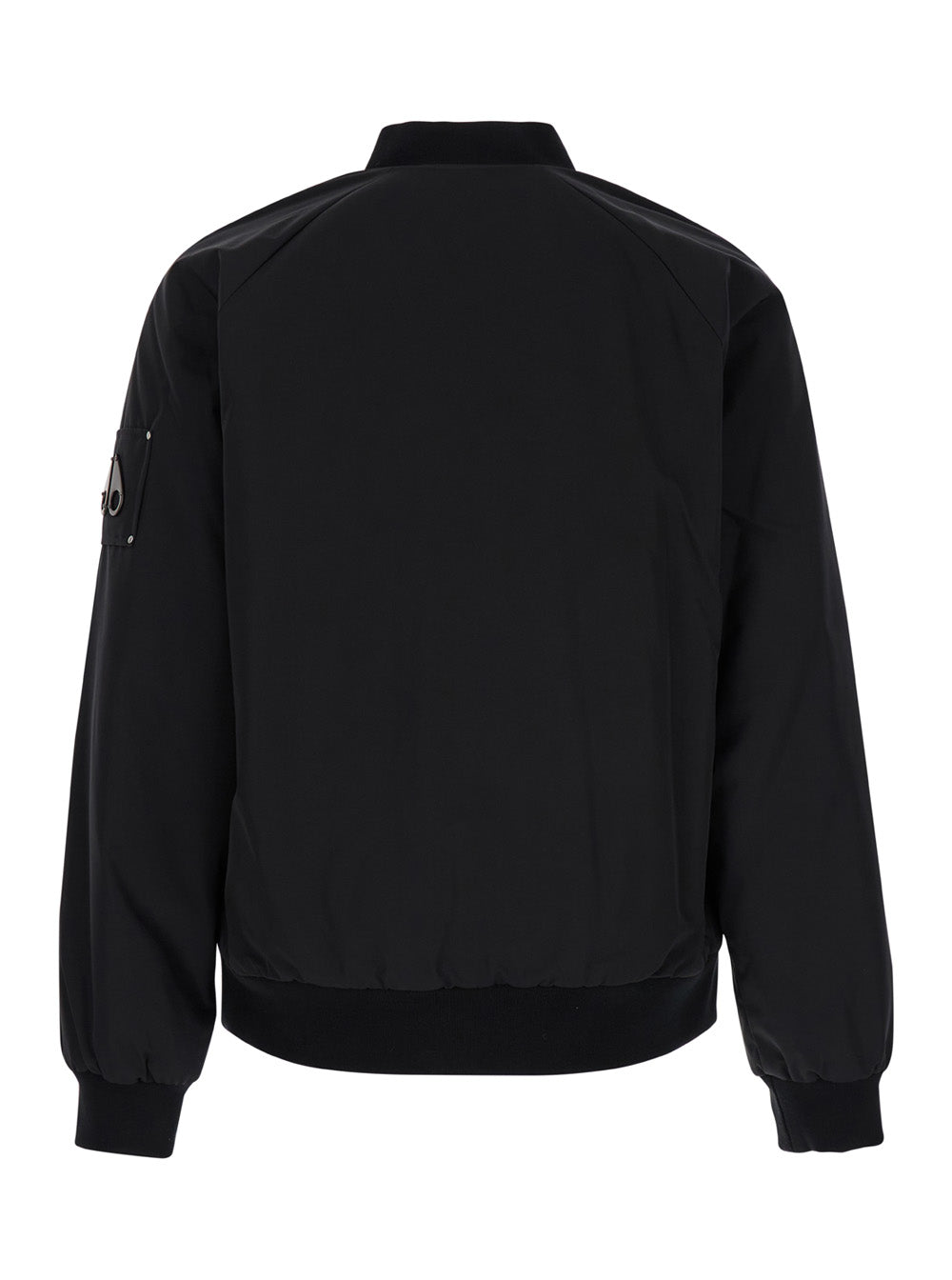 Bunny Black Reversible Jacket With Front Zip And Logo Patch Polyester Man