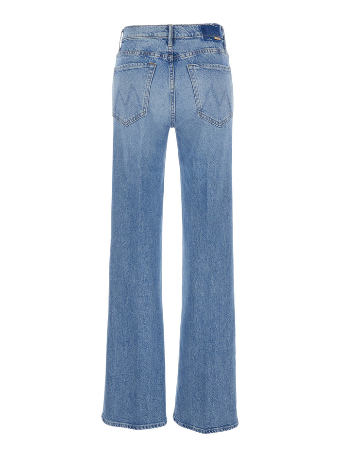 The Kick It Light Blue Straight Jeans Denim Woman Cotton Lyocell Elastane
