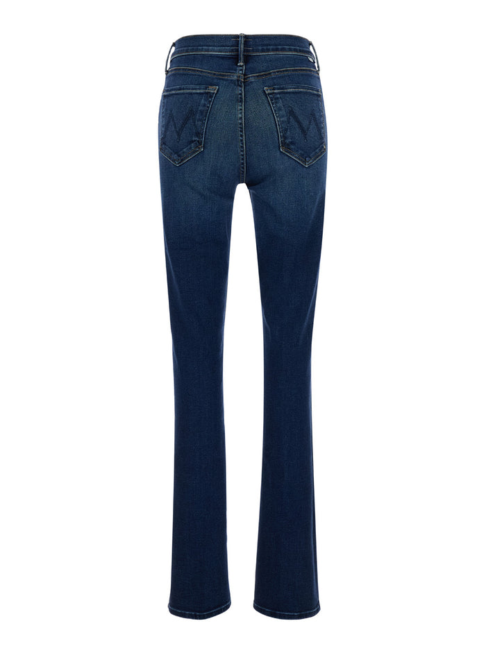 Blue Skinny High Waist Jeans Cotton Blend Denim Woman Blu Polyester Polyurethane