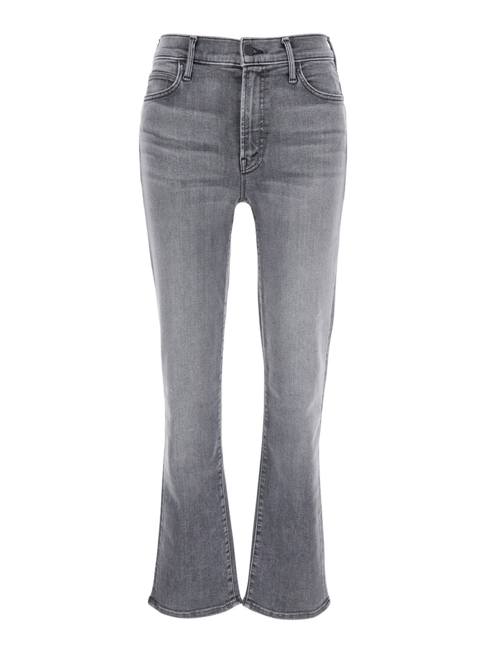 The Rascal Flood Grey Five-Pocket Skinny Jeans With Washed Effect Woman Cotton
