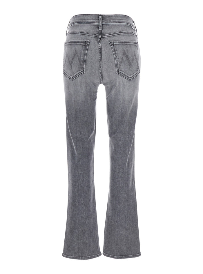 The Rascal Flood Grey Five-Pocket Skinny Jeans With Washed Effect Woman Cotton