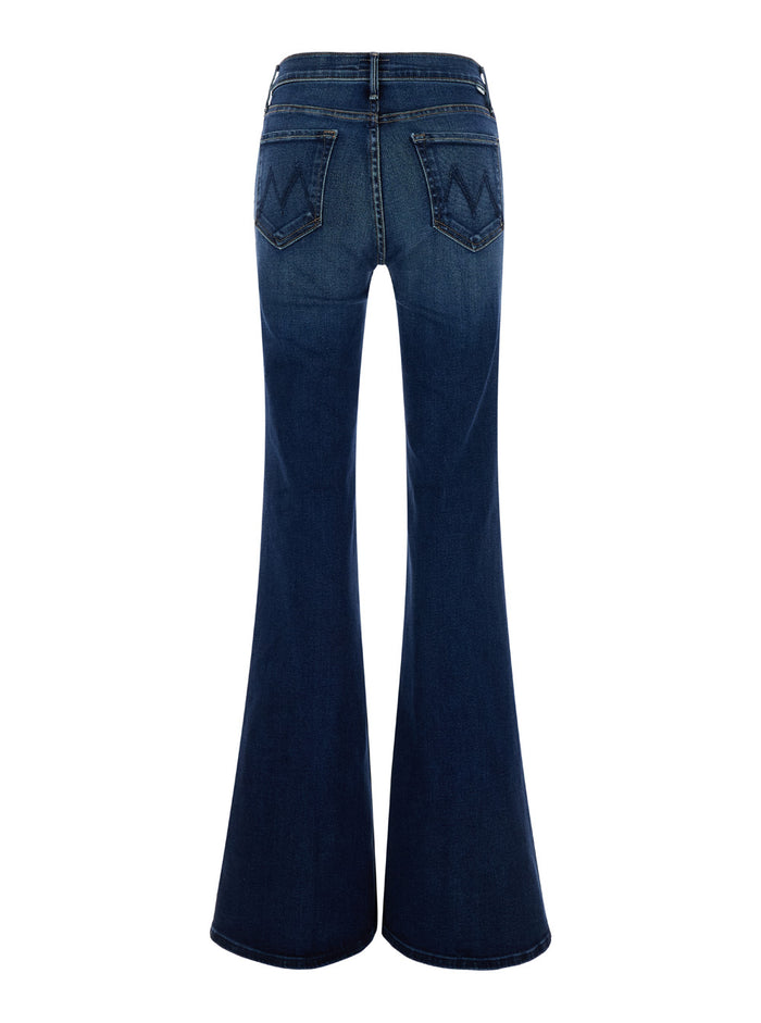 The Doozy Blue Flared Jeans Denim Woman Blu Cotton Polyester Polyurethane