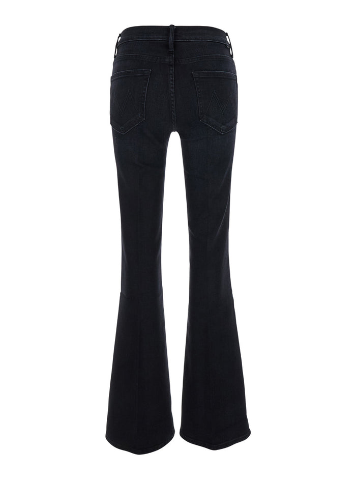 The Weekender Black Five-Pocket Flared Jeans Denim Woman
