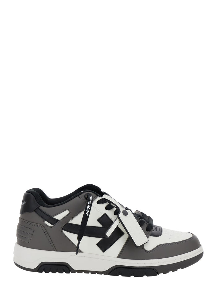 Out Of Office Calf Leather Dark Grey - B 100 % Sneaker
