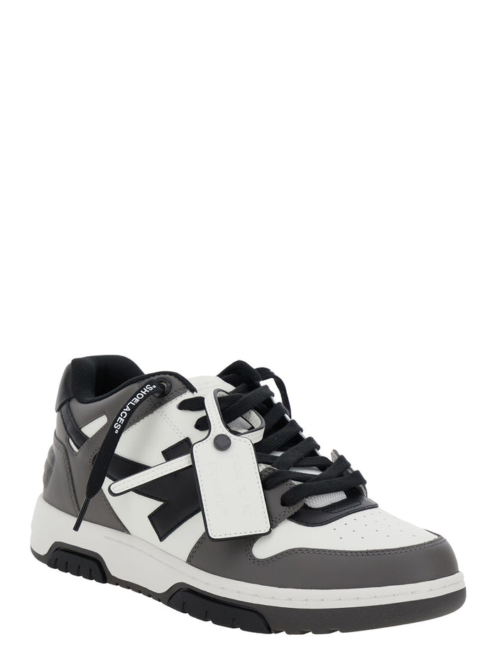 Out Of Office Calf Leather Dark Grey - B 100 % Sneaker