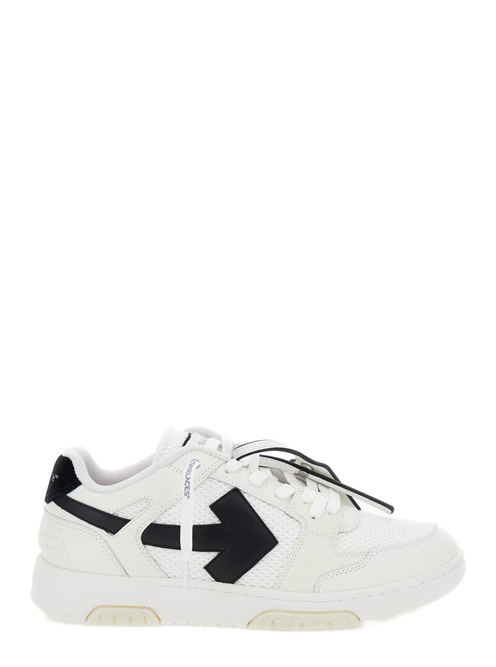 Out Of Office White Low Top Sneakers Leather Man