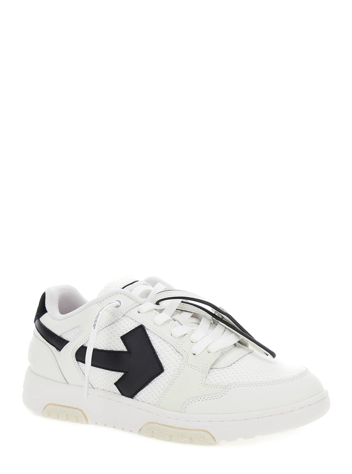 Out Of Office White Low Top Sneakers Leather Man