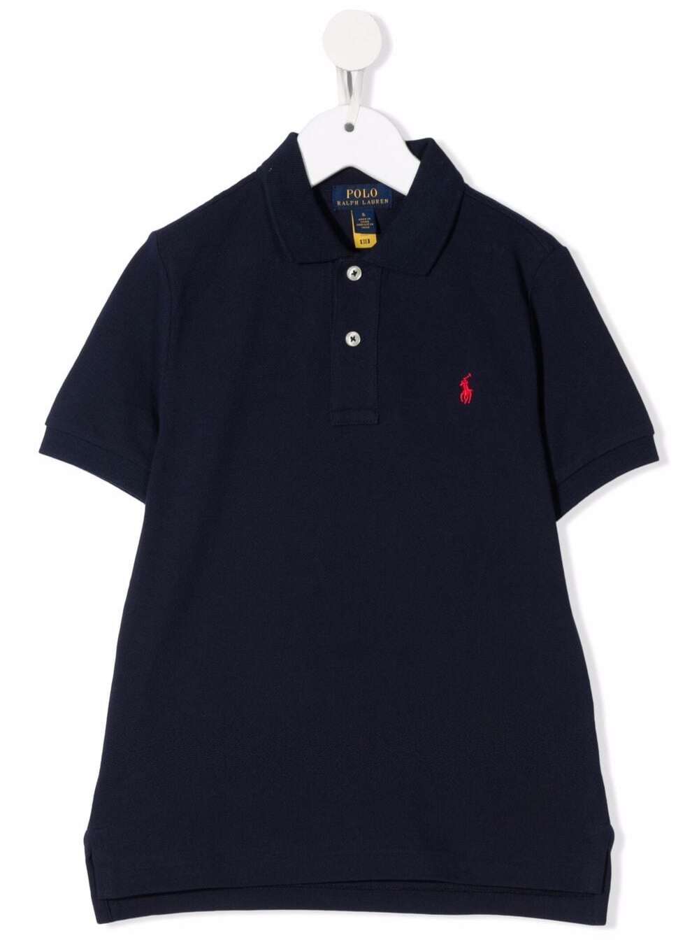 Polo Ralph Lauren Kids Boys Blue Cotton Piquet Shirt Blu Tshirts And