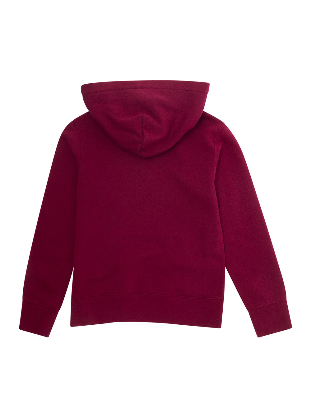 Bordeaux Hoodie With Pony Embroidery Cotton Blend Boy Polyester Sweatshirts