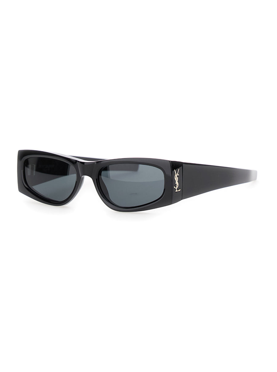 Black Sunglasses With Cassandre Detail Acetate