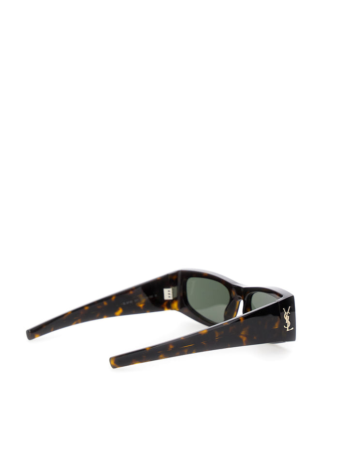 Ysl Sl M140 Brown Sunglasses With Cassandre Tortoiseshell Acetate Woman