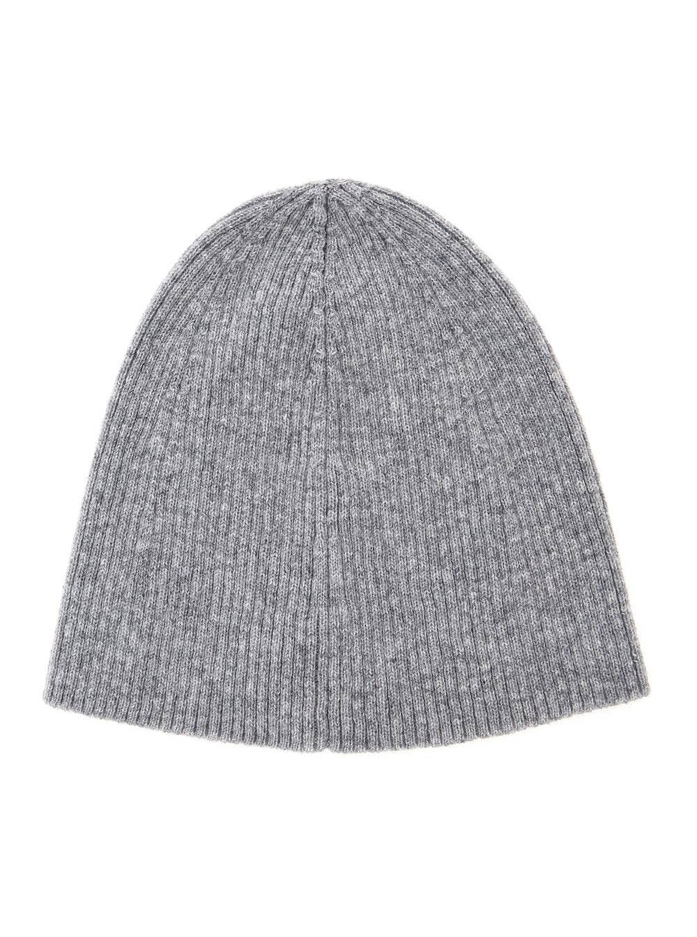 Grye Beanie with Logo Patch in Cashmere Man Grey Hats And Gloves