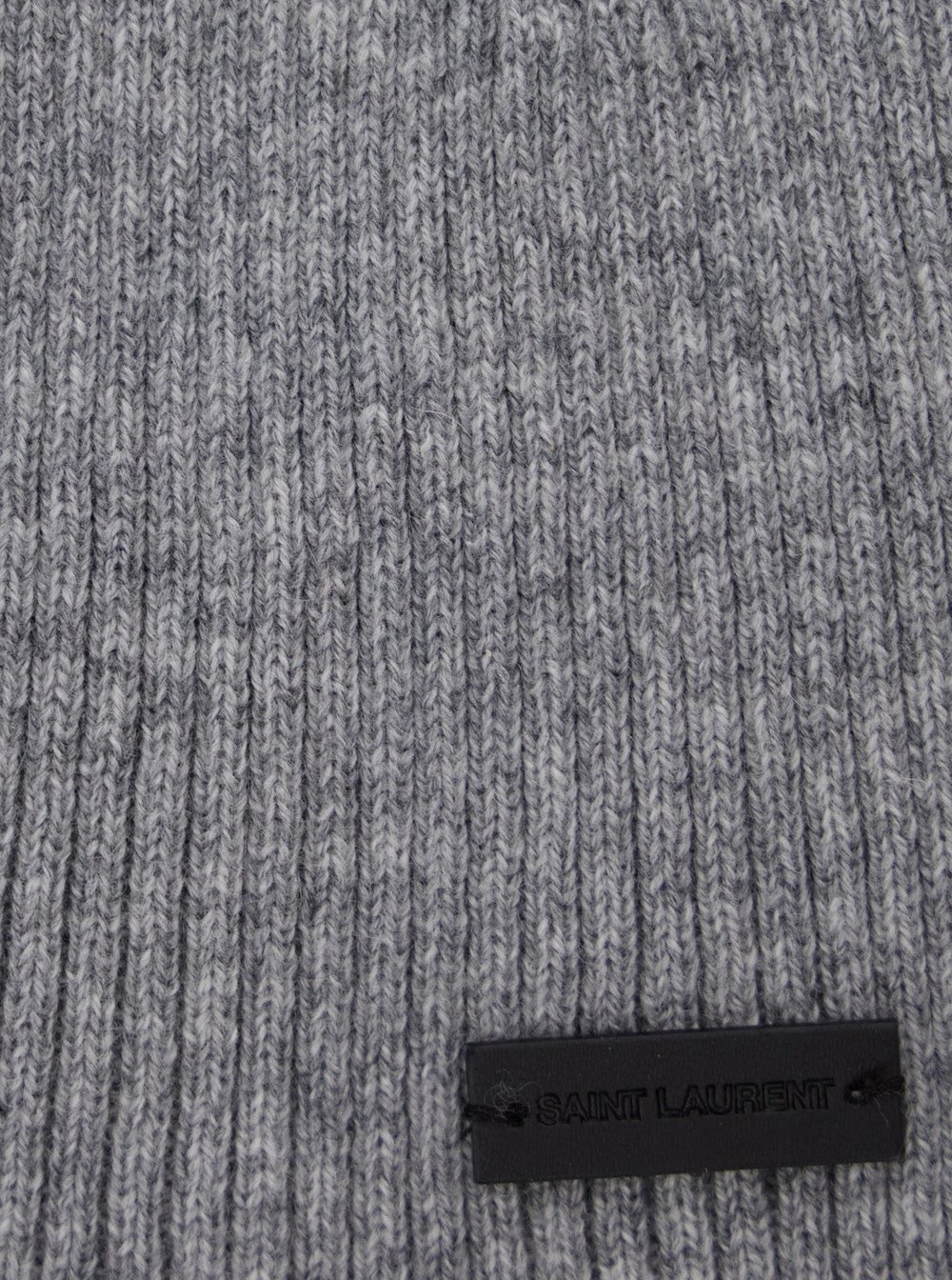Grye Beanie with Logo Patch in Cashmere Man Grey Hats And Gloves