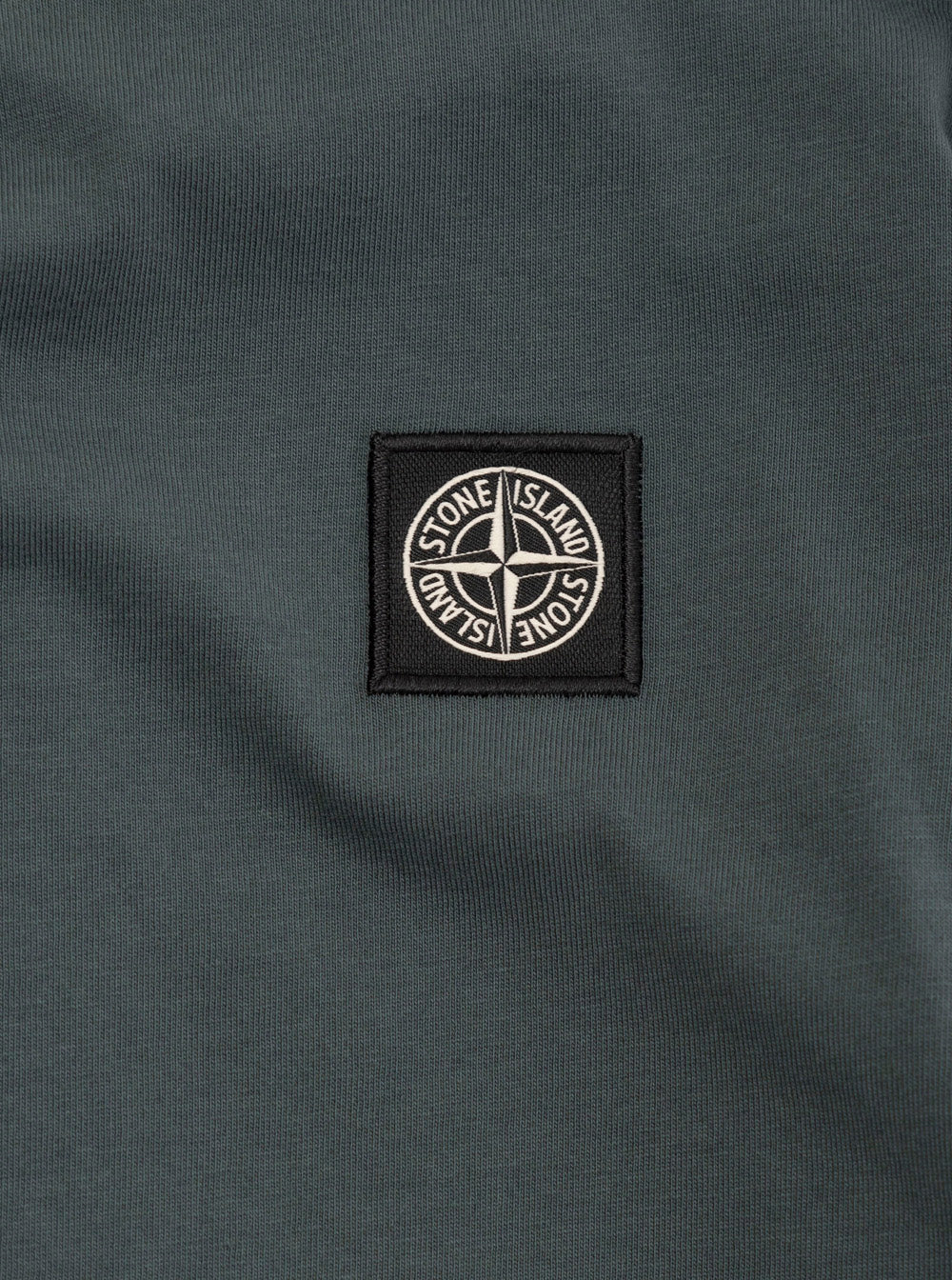 Grey Long Sleeve T-Shirt With Logo Patch Cotton Boy Jersey