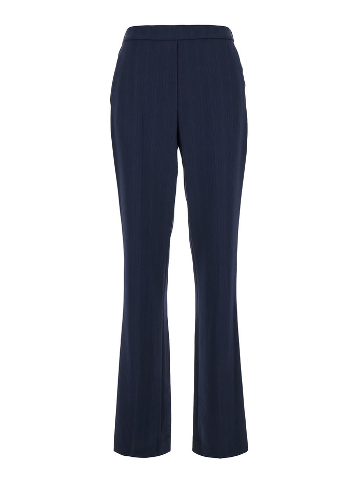 Blue Flared Pants Cady Woman Blu Trousers