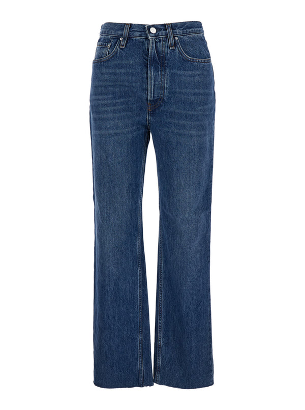 Jeans Blue Classic Cut Cotton
