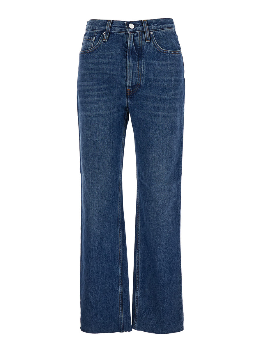 Jeans Blue Classic Cut Cotton