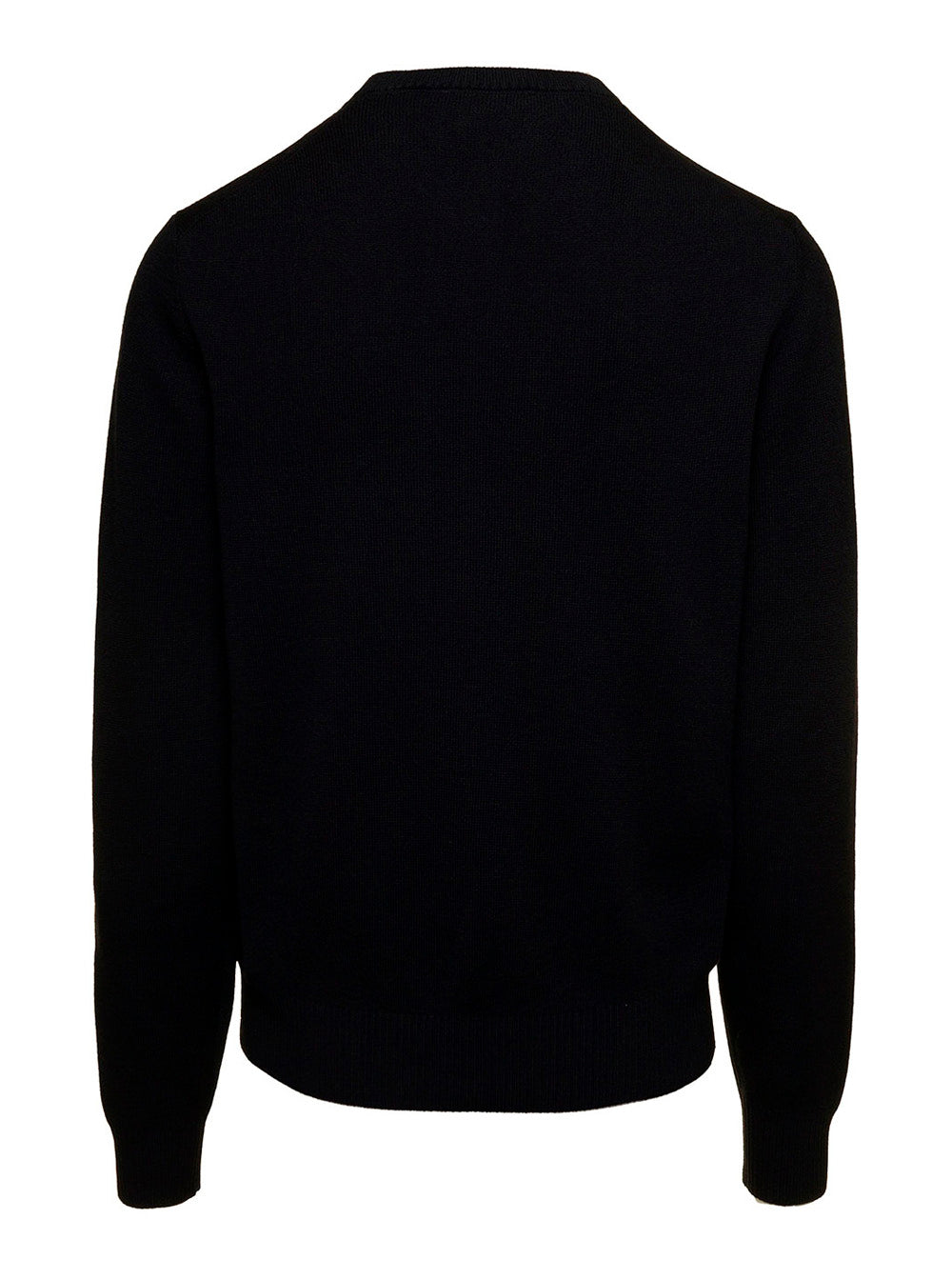 Ami Alexandre Mattiussi Mans Black Cotton Sweatshirt With Logo Laine Sweatshirts