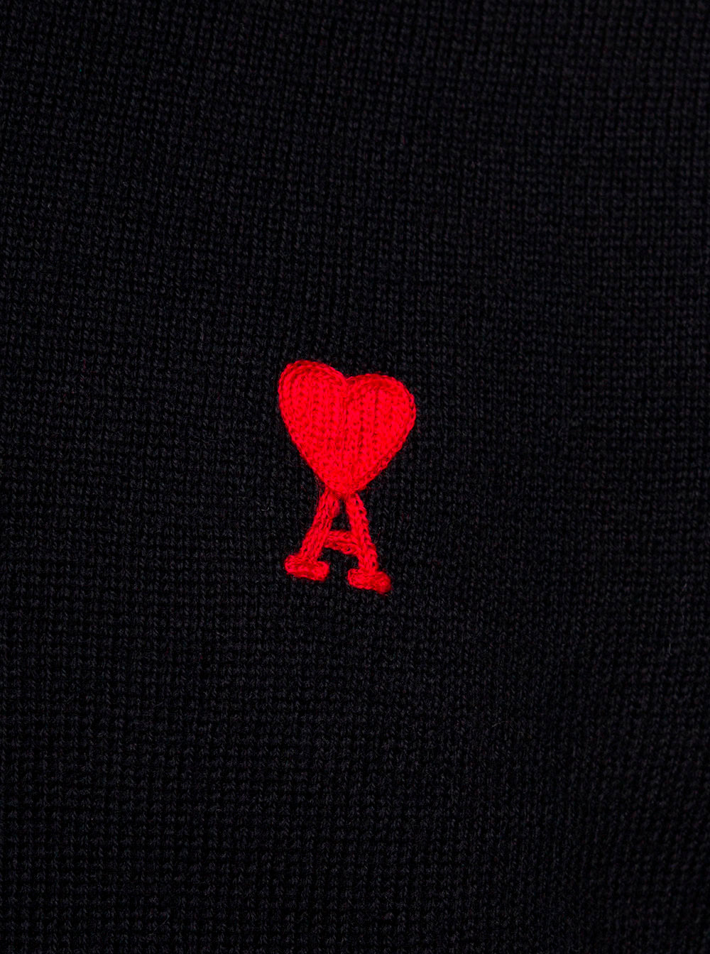 Ami Alexandre Mattiussi Mans Black Cotton Sweatshirt With Logo Laine Sweatshirts