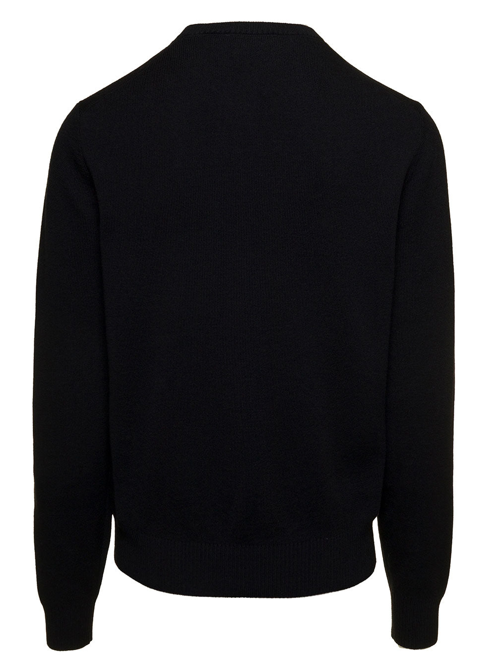 Ami Alexandre Mattiussi Mans Black Cotton Sweatshirt With Logo Laine Sweatshirts
