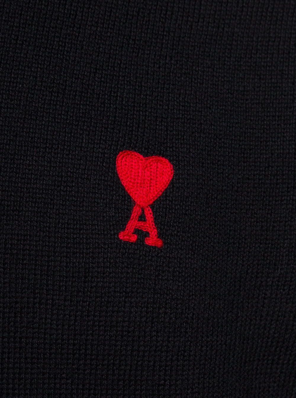 Ami Alexandre Mattiussi Mans Black Cotton Sweatshirt With Logo Laine Sweatshirts