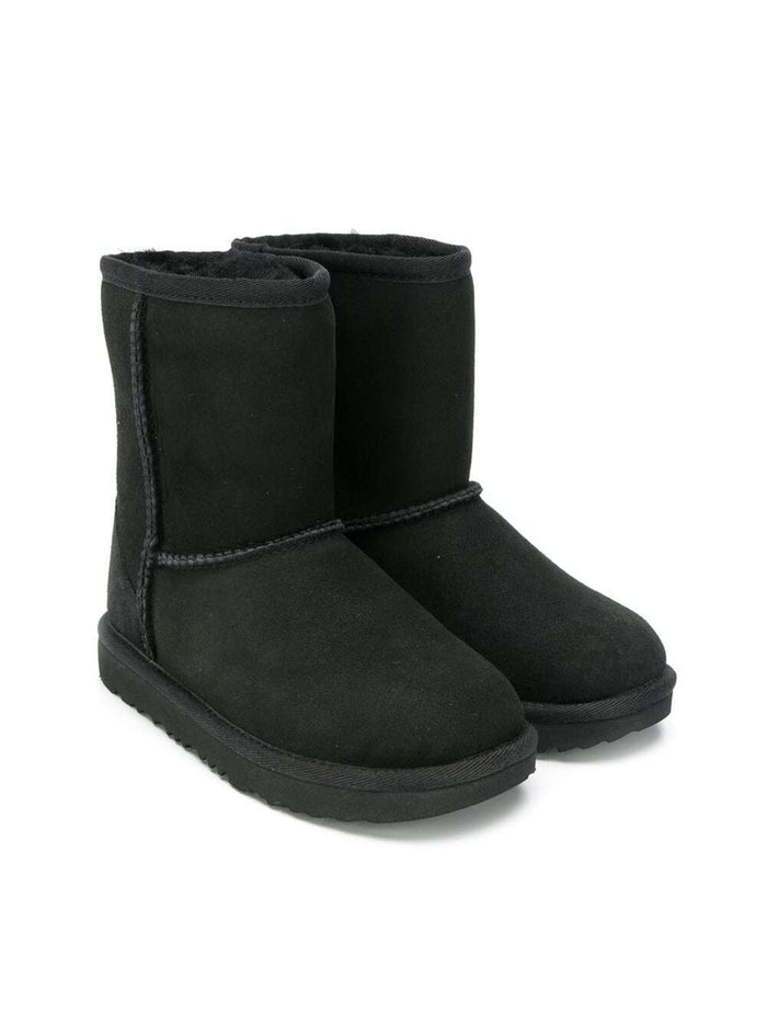Black Suede Boots Cow Ankle