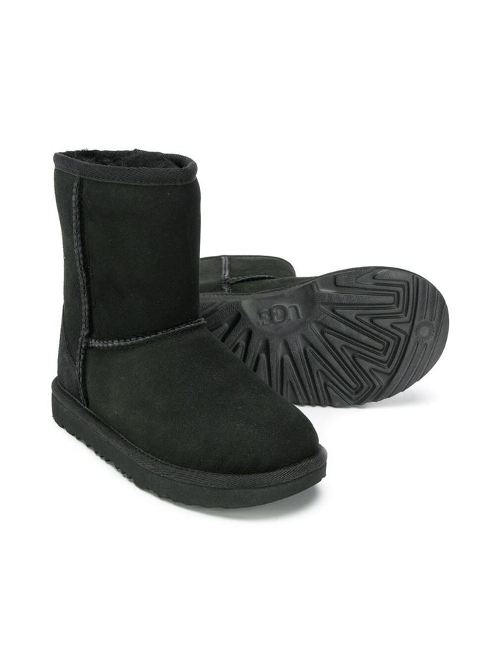 Black Suede Boots Cow Ankle