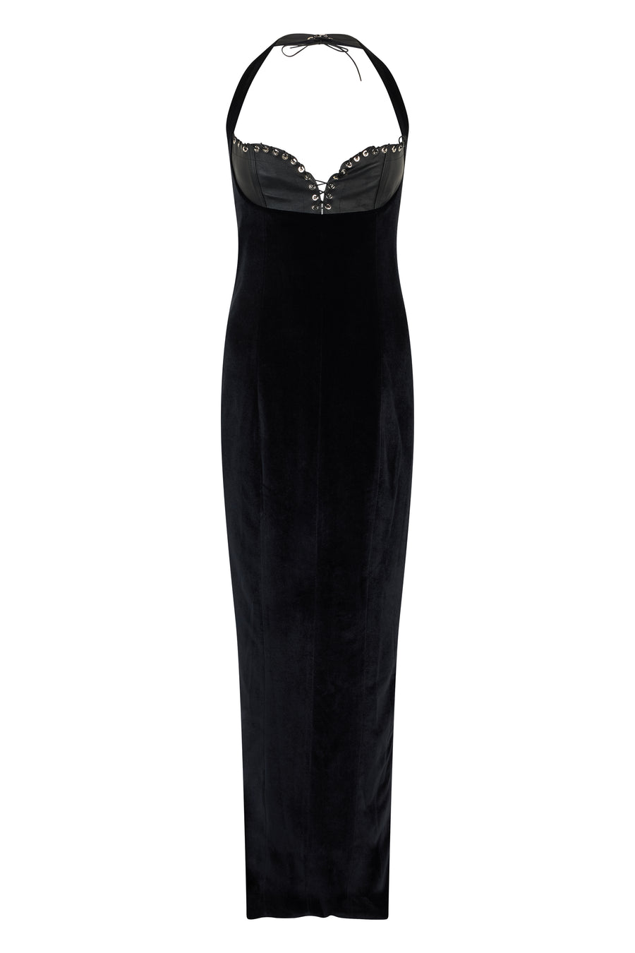 Long Dress Grace Black Polyester