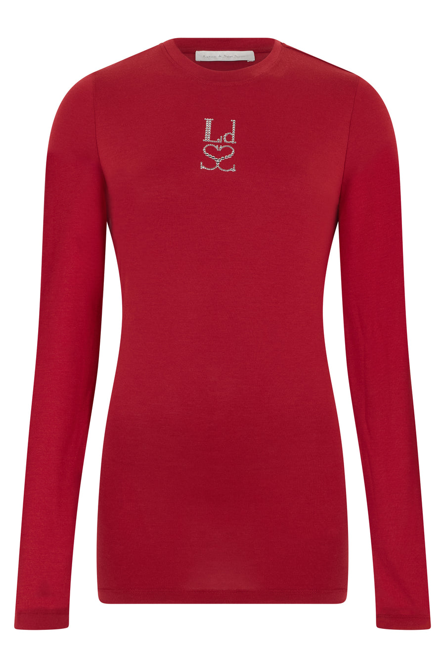 Long-Sleeve Shirt Red Cotton