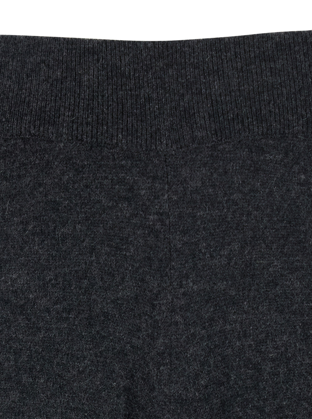 Grey High Waisted Trousers in Cashmere and Wool Blend Woman Virgin