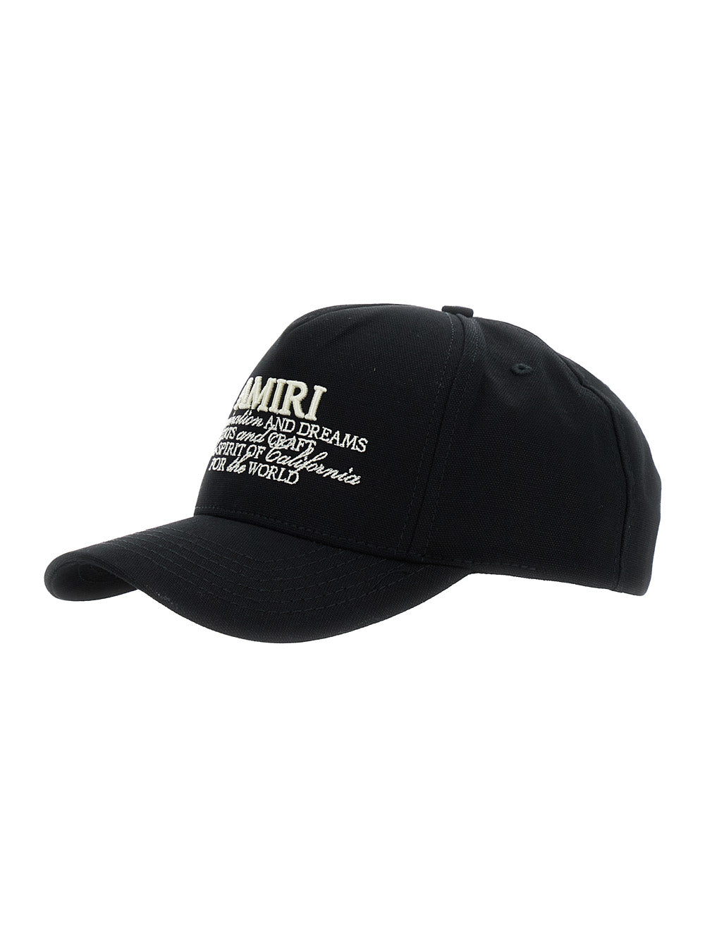 Spirit Black Baseball Cap With Logo Embroidery On The Front Cotton Man Hats And Gloves